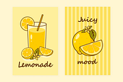 Lemon Vector Card, an Illustration by Laimmilka (Thumbnail 3 of 3)