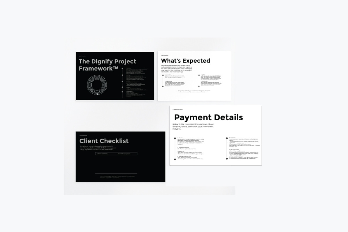 client onboarding full Customize, a Branding & Logo Template by dignifydesignstudio (Photo 2 of 2)