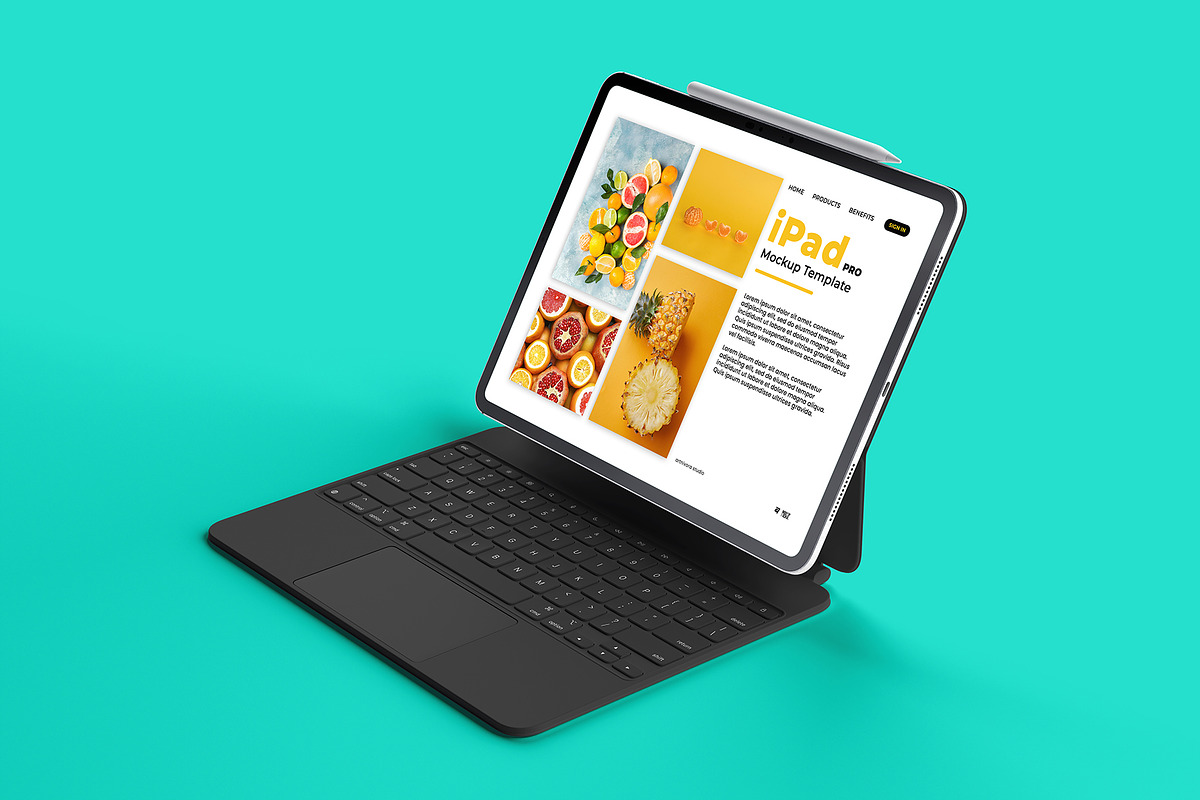 iPad Pro Mockup Set, an iPad Mockup by Artnivora.Std (Photo 2 of 4)
