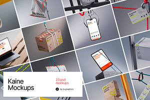 Kaine, Branding Mockups