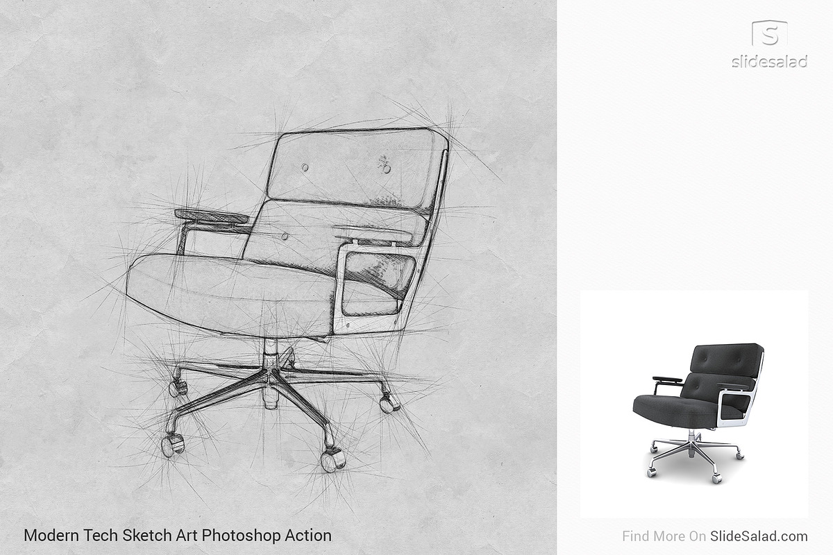 Tech Sketch Art Photoshop Action, an Action Add-On by SlideSalad (Photo 22 of 49)