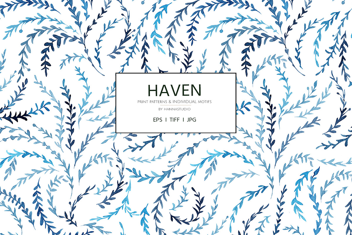 HAVEN! Print patterns & motifs!, a Pattern Graphic by HannaStudio (Photo 1 of 6)