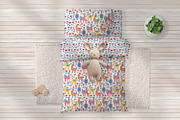 Kid Bedding Mockup PSD, an Apparel Mockup by Anna Druzhkova (Thumbnail 6 of 7)