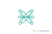 Abstract Network Connection Logo, a Branding & Logo Template by Vectorium Studio (Thumbnail 11 of 16)