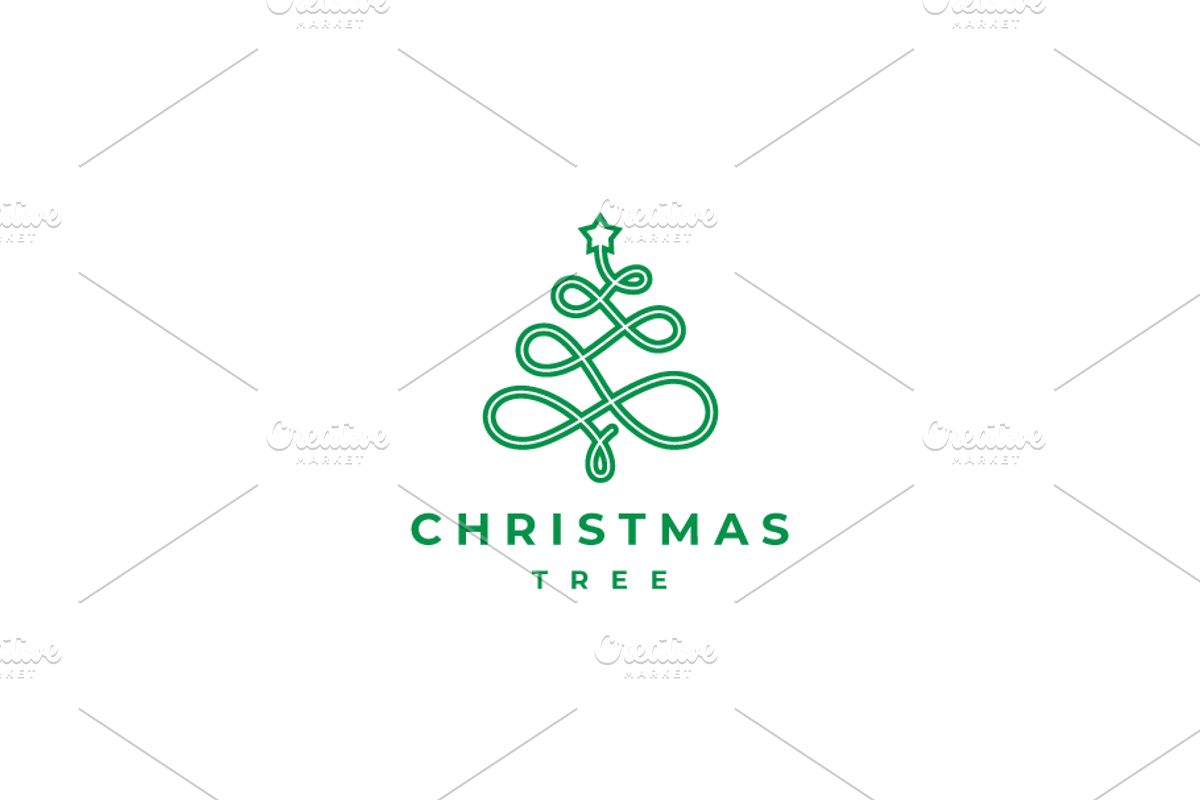 Christmas Tree Logo Template, a Branding & Logo Template by yopie (Photo 3 of 4)