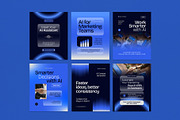 AI Assistant Instagram Template, a Social Media Template by graphicook (Thumbnail 2 of 3)
