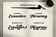 Bardens - Retro Font Duo, a Script Font by Bale Type (Thumbnail 4 of 10)