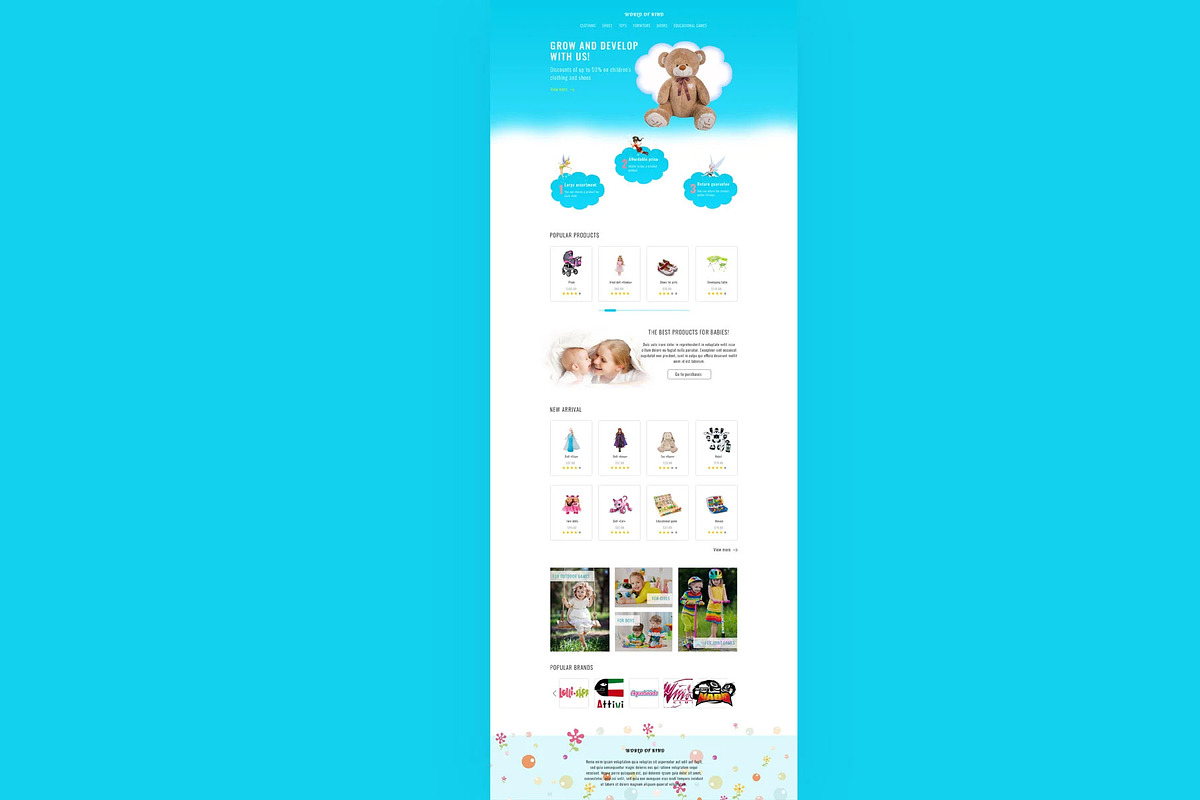 Growkdz - E-commerce PSD Template, a Landing Page Template by NetGon_Tech's Shop (Photo 3 of 6)
