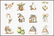 Plaid Green Christmas Clipart, an Illustration by Sublimation Artist (Thumbnail 3 of 6)