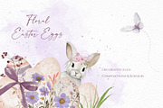 Floral Easter Eggs & Illustrations, a Decorative Illustration by Maggie Stilwell Design (Thumbnail 1 of 12)
