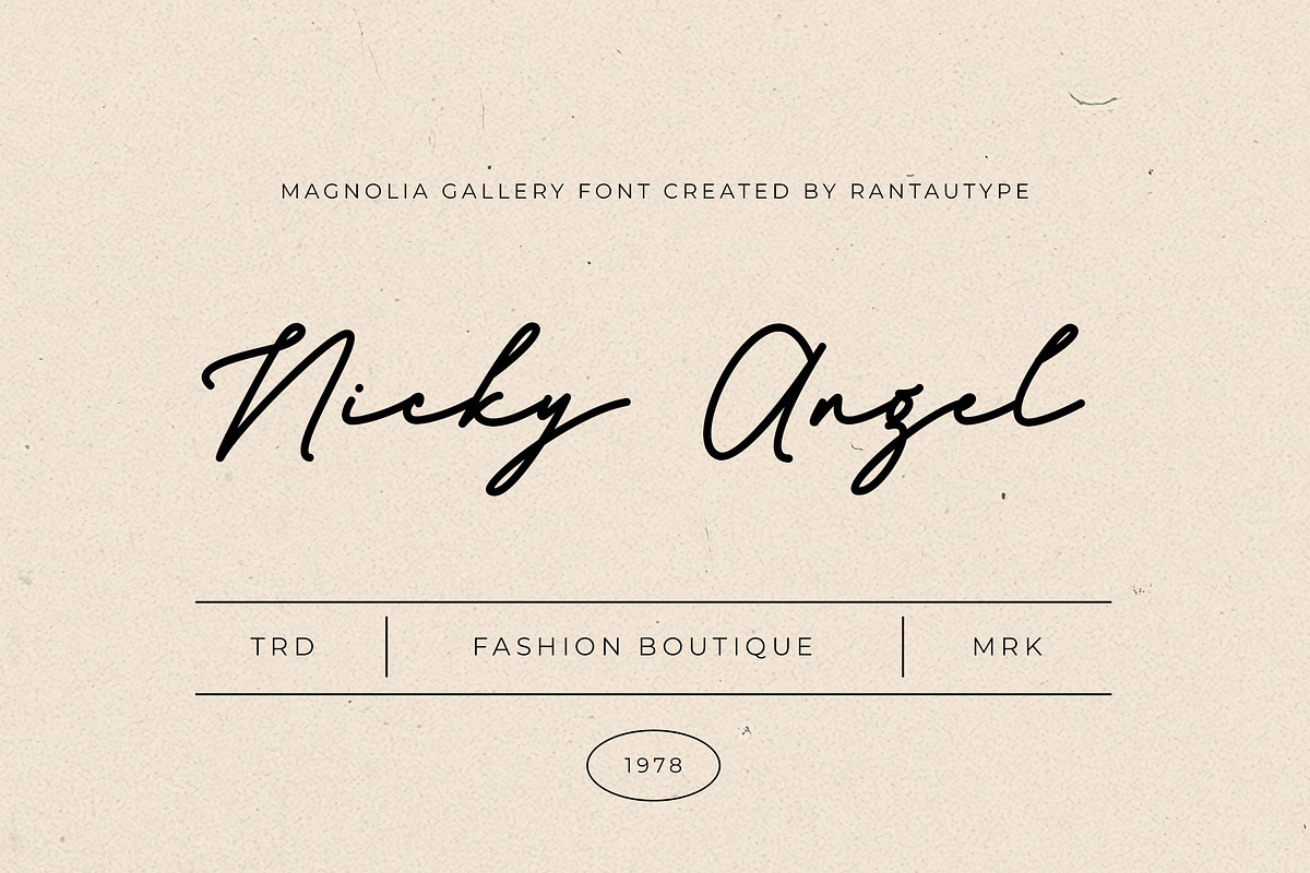 White Magnolia Handwritten Font, a Handwritten Font by RantautypeStudio (Photo 4 of 15)