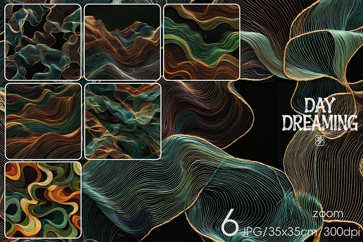 Abstract Flowing Silk Art, a Decorative Illustration by yahu88studio (Photo 1 of 7)