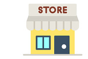 Store Flat Icon, an Icon by Pexelpy (Thumbnail 1 of 2)