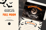 Halloween GREETING CARD template, a Card Template by The Little Lily Studio (Thumbnail 1 of 5)