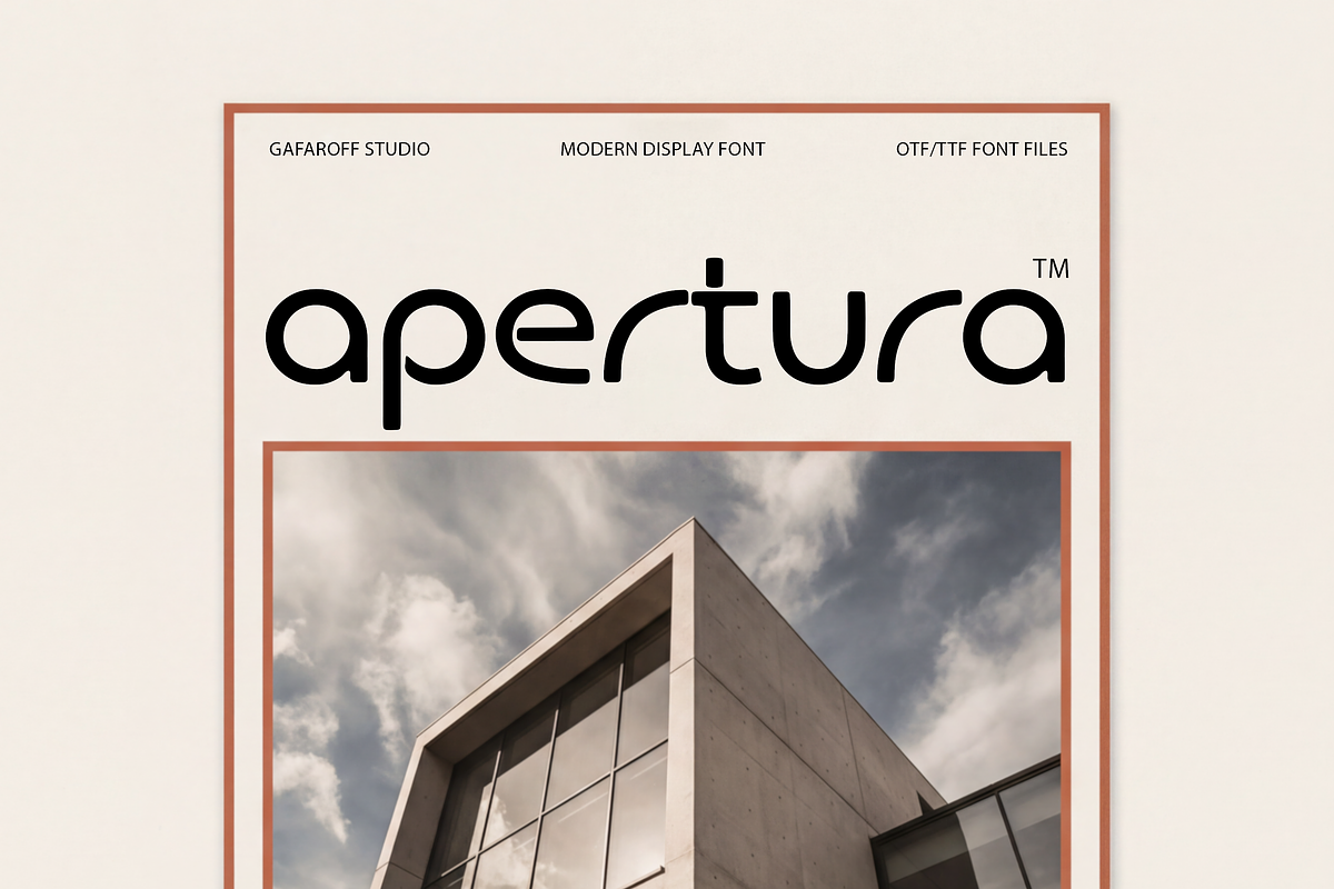 Apertura Sans, a Sans Serif Font by gafaroff studio (Photo 1 of 7)