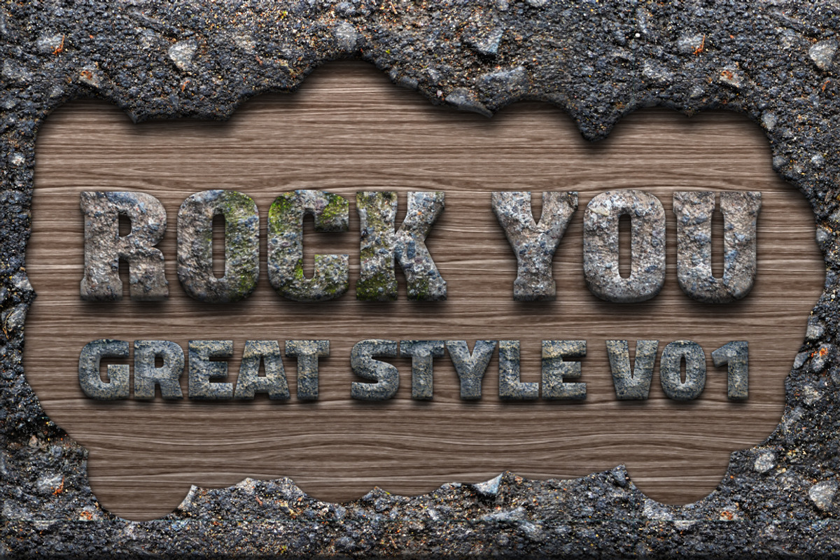 36 Rock Styles V01, a Layer Style Add-On by yantodesign (Photo 1 of 4)