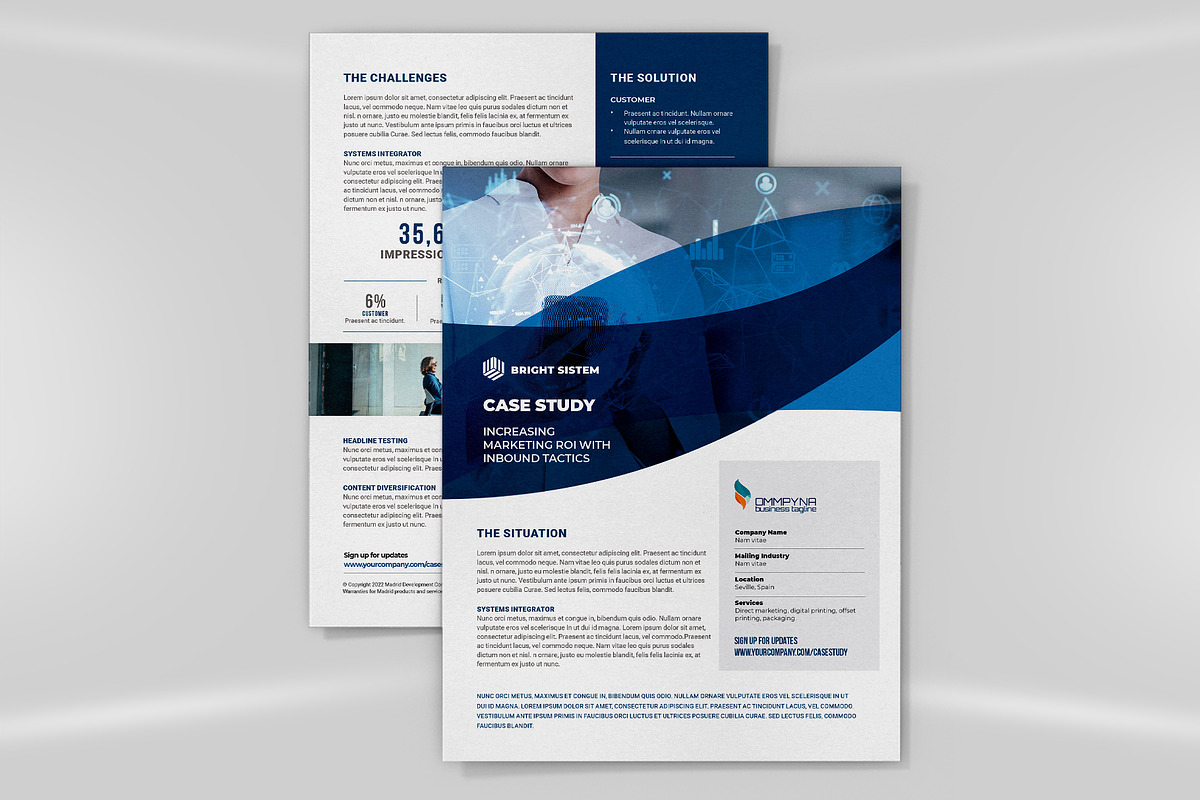 Case Study, a Marketing Template by MadridNYC (Photo 2 of 3)
