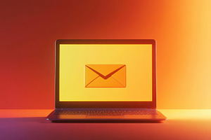 Illustration of an email icon, a Photo by Pavel_design