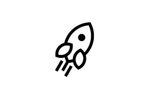 Rocket Logo Design Template