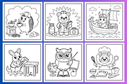 78 Easy Animal in Costumes Book, an Animal Illustration by Coco Bloom (Thumbnail 8 of 10)