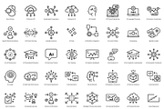AI, API & Automation Icon Set – 100+, an Outline Icon by SJagiello (Thumbnail 3 of 5)