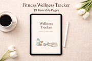 Fitness & Wellness Tracker Bundle, a Stationery Template by MIRoots Design Studio (Thumbnail 1 of 11)