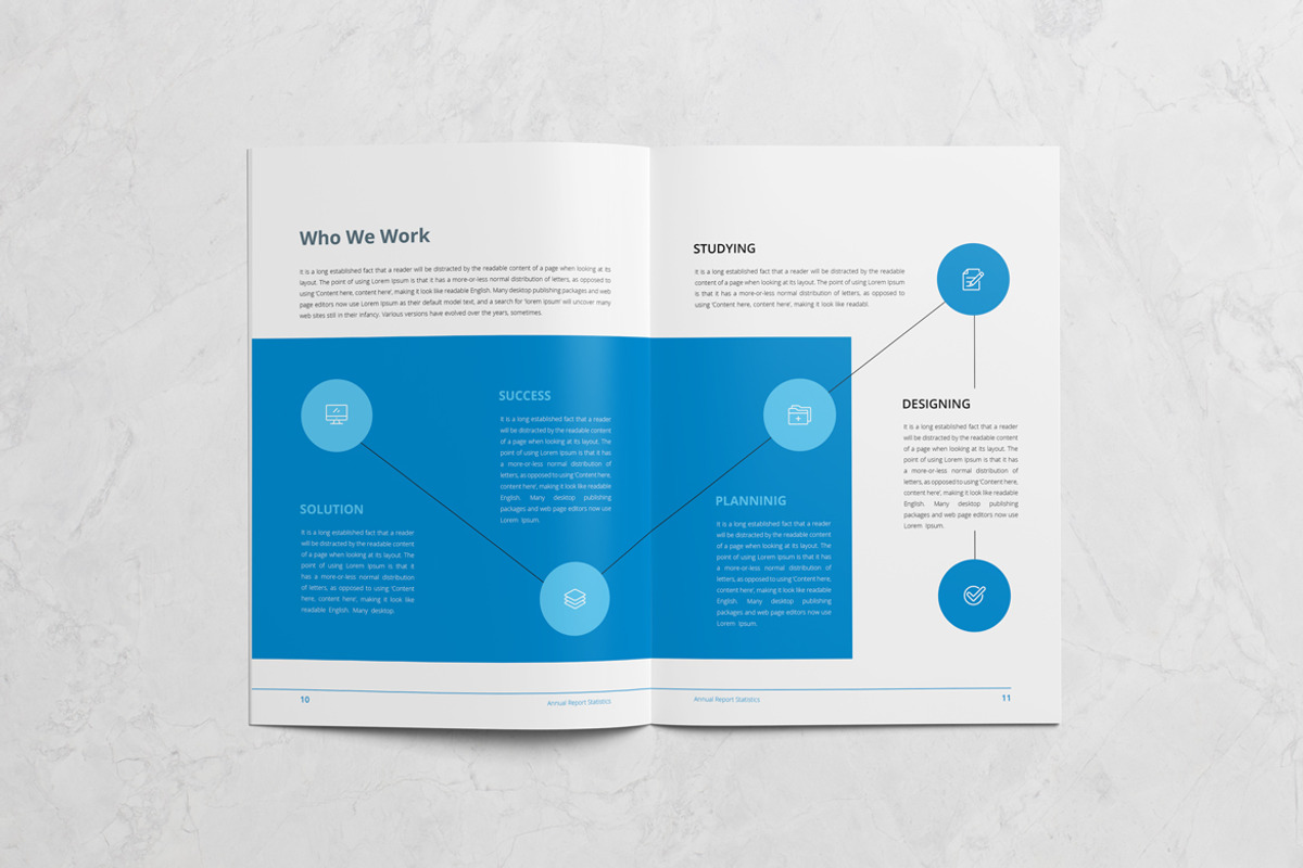 Annual Report 24 Pages, a Brochure Template by Pro-Gh (Photo 5 of 11)