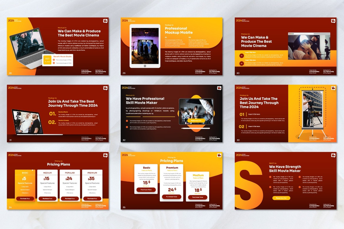 Merfie - Movie Studio Keynote, a Presentation Template by Dhabee (Photo 7 of 7)