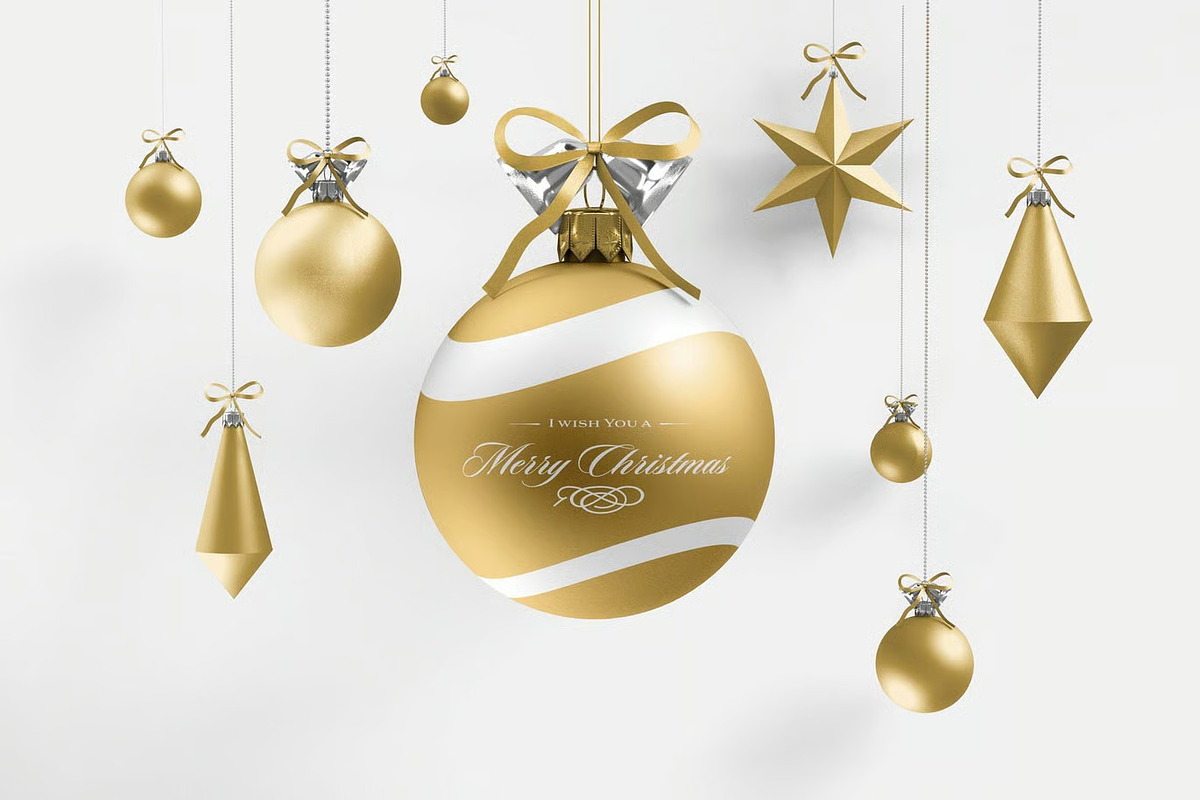 Christmas Ball Mock-up, a Product Mockup by zippypixelstudio (Photo 6 of 10)