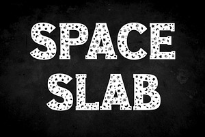 Space Slab Font