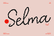 CS Selma Pixel, a Script Font by Craft Supply Co. (Thumbnail 1 of 8)