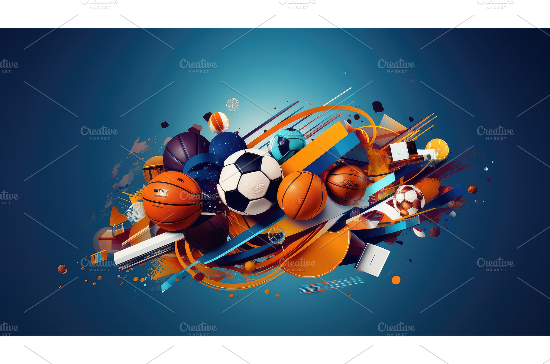 virtual digital sport background ai, a Sports & Recreation Photo by pikepicture