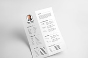 RESUME TEMPLATE, a Resume Template by graphicbox (Thumbnail 3 of 3)