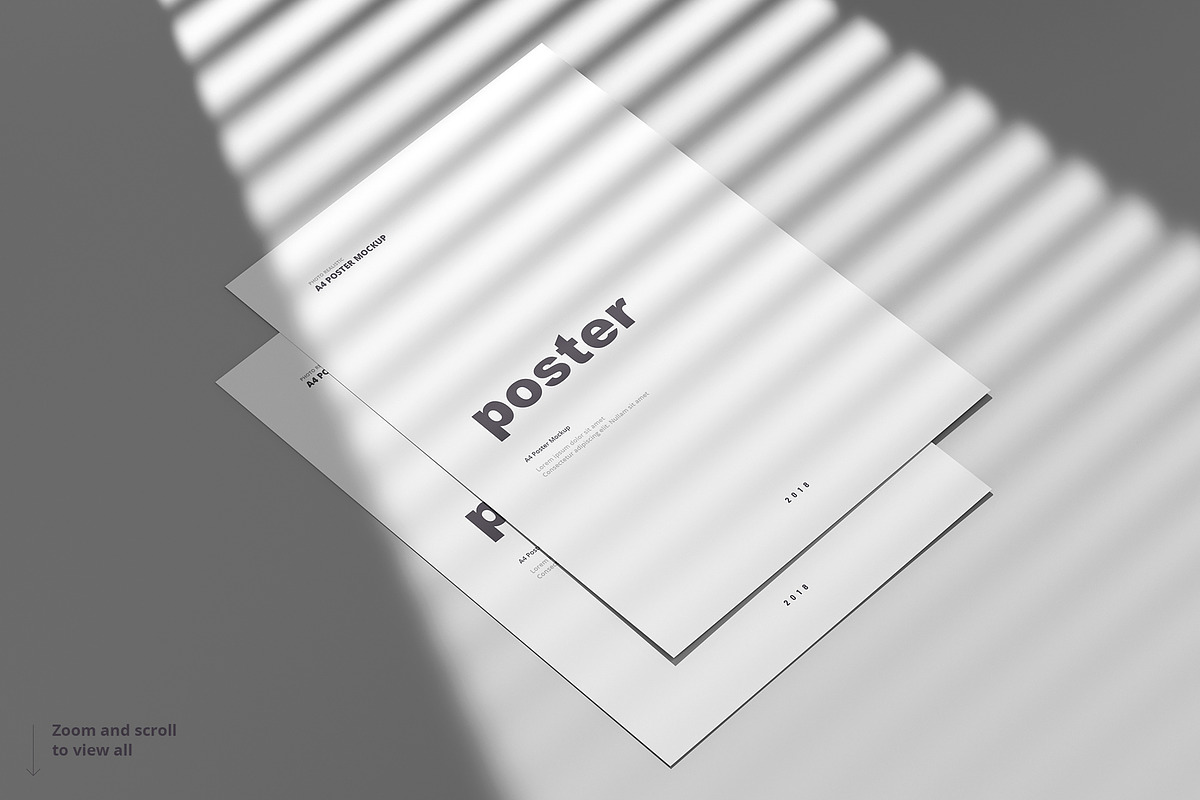 Poster / Flyer Mockups, a Books & Magazine Mockup by WebAndCat (Photo 16 of 21)