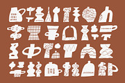 POTTERY SHAPES | HAND DRAWN CLIPART, a Decorative Illustration by Favete Art (Thumbnail 7 of 23)