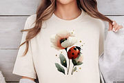 Poppy Flower Cottagecore Art, an Illustration by DreamCafeArt (Thumbnail 4 of 6)