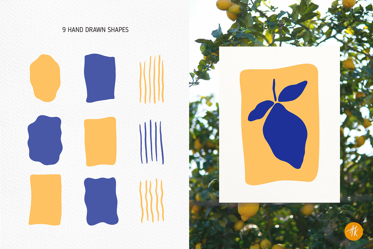 Lemon Summer Hand Drawn Collection, an Object Graphic by Alena Koval (Photo 16 of 18)
