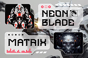 Cyber Blade Scifi Futuristic Font, a Font by PutraCetol Studio (Thumbnail 3 of 5)