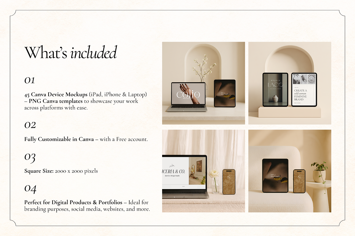 45 Multi Device Canva Mockups, a Mac Mockup by Matisse Studio (Photo 3 of 9)