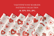 Valentine Hearts Seamless Pattern, a Pattern Graphic by Pulsecolor (Thumbnail 1 of 8)
