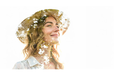 Summer Themed Double Exposure Female, a Person Photo by Lermont51