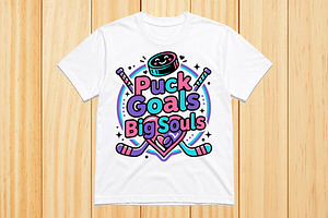 Hockey T-Shirt Design Graphic