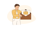 Job Recruitment Illustration, an Object Graphic by Jump Studio (Thumbnail 10 of 12)