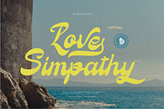 Love Simpathy | Bold Handwritten, a Script Font by Denustudios (Thumbnail 1 of 12)