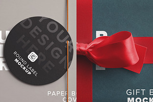 Gift Box Mockups Bundle