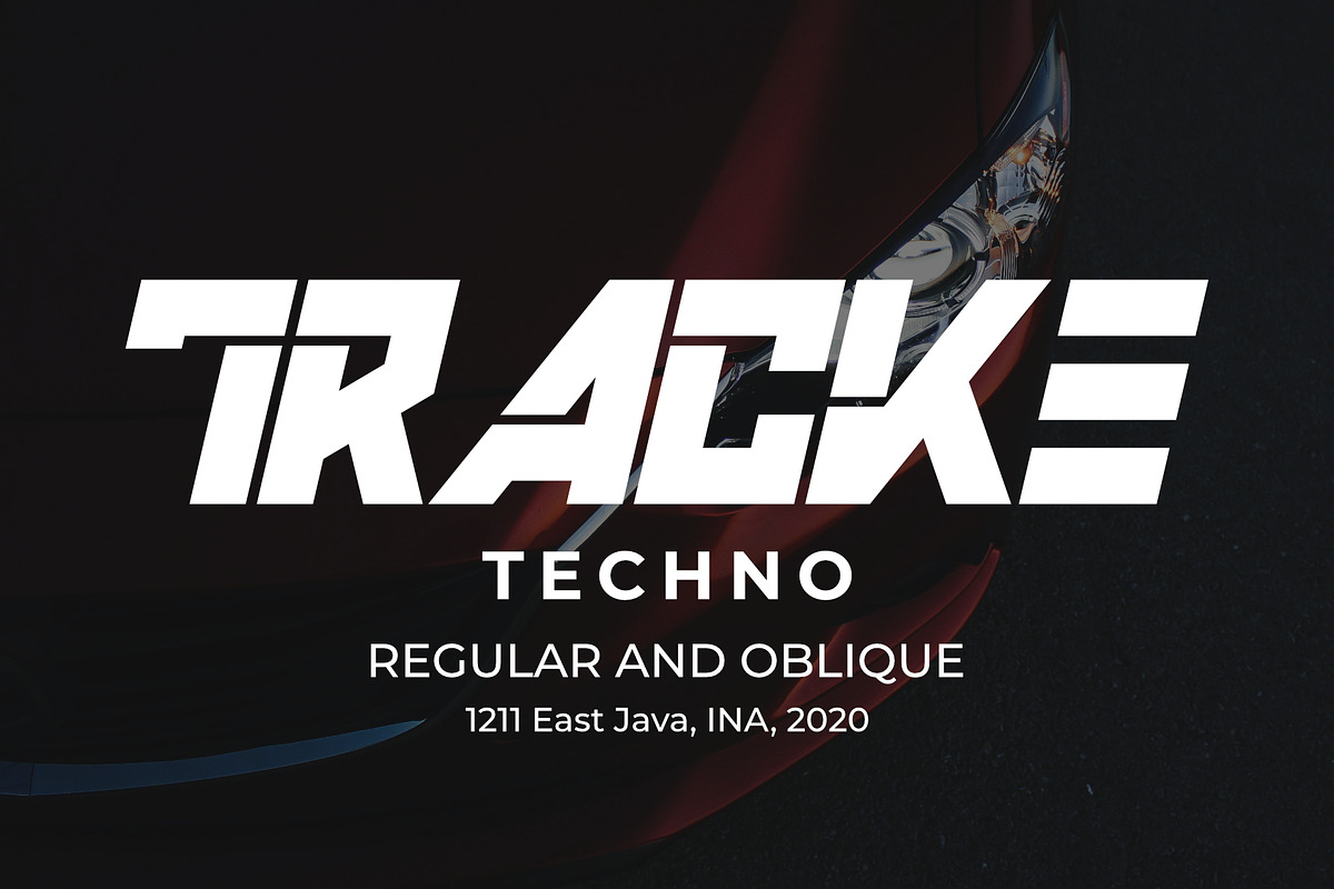 Sans Serif Fonts Bold Tracke, a Serif Font by Andika Fez (Photo 2 of 9)