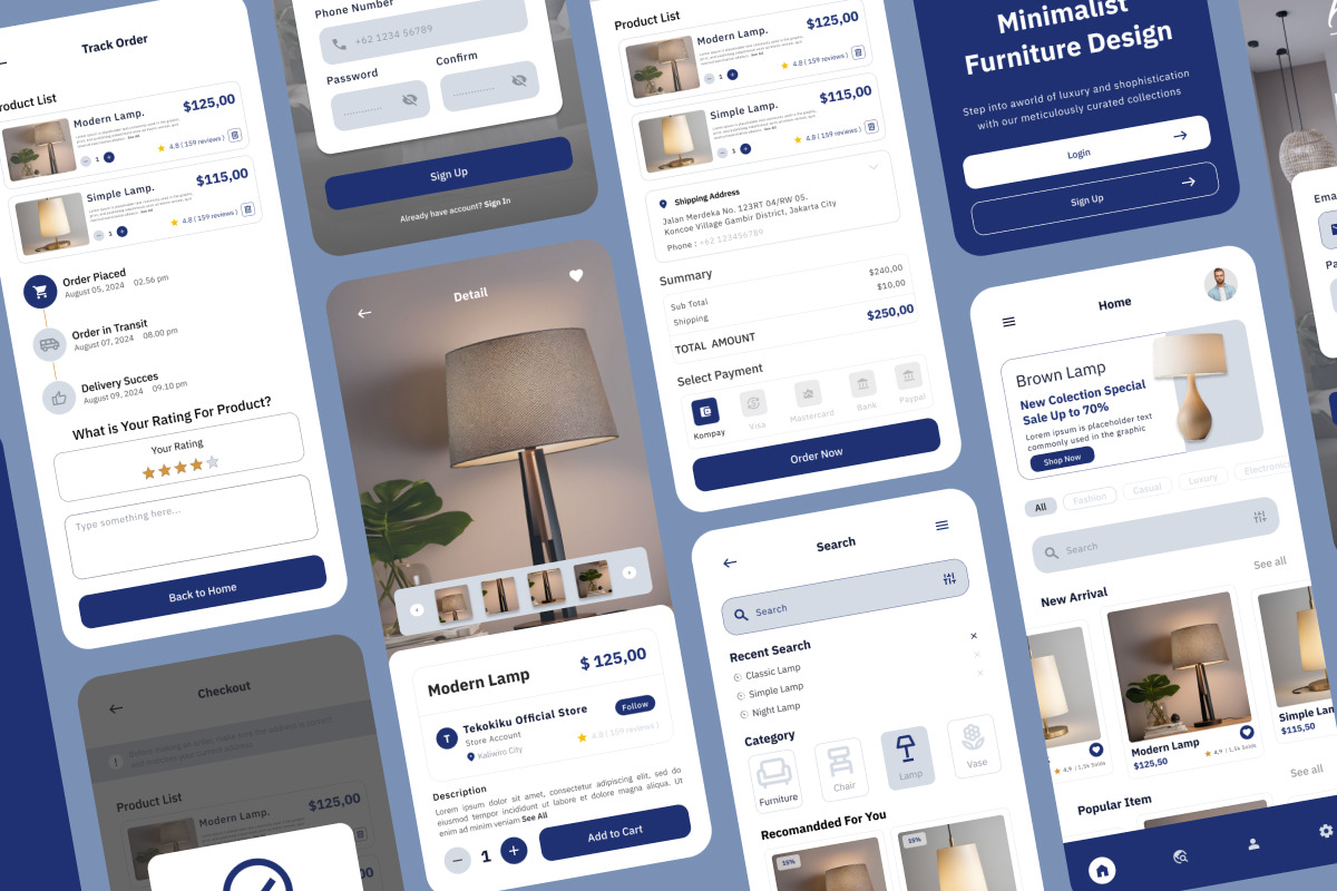 Komoy - Furniture Mobile App, an App Template by twinstd (Photo 3 of 5)