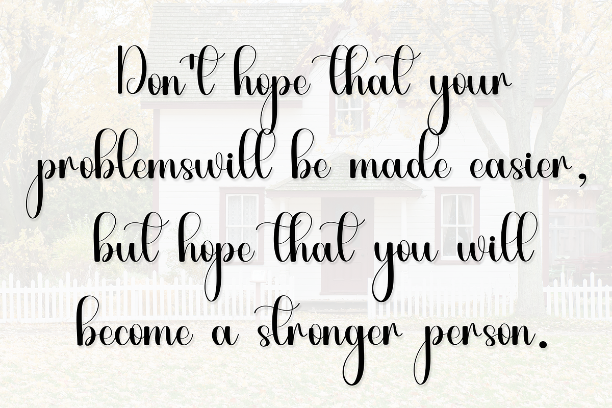 Tuesday, a Script Font by FreshTypeINK (Photo 7 of 7)