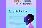 Podcast Music Landing Page, a Landing Page Template by ContestDesign (Thumbnail 5 of 6)