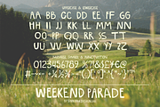 Weekend Parade – Quirky Font, a Handwritten Font by shineink.designlab (Thumbnail 11 of 12)